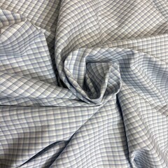 Ткань хлопок сорочечный в клетку 2149