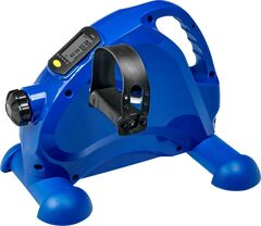 Мини велотренажер синий с рукояткой, Bradex