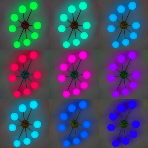 Потолочная светодиодная люстра Citilux ATMAN SMART CL226A183 LED RGB