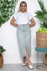 Юбка Мюнхен (голубо-зеленая) Ю13644-4М LT Collection