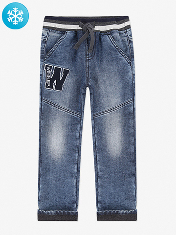 BWB000044 джинсы для мальчиков утепленные, медиум