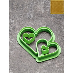 Форма для печенья/пряников "Два сердца"