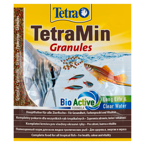 Tetra Min Granules корм для всех видов рыб в гранулах (15 г)