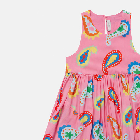 Платье Stella McCartney Kids Paisley Pink