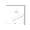 Cezares LIBERTA-L-1-TB-110-BR-Cr Душевая перегородка