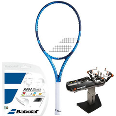 Ракетка теннисная Babolat Pure Drive Super Lite - blue + струны + натяжка