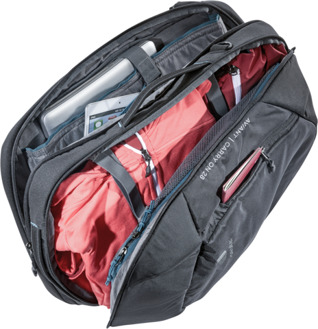 Картинка рюкзак для путешествий Deuter Aviant Carry On 28 black - 7