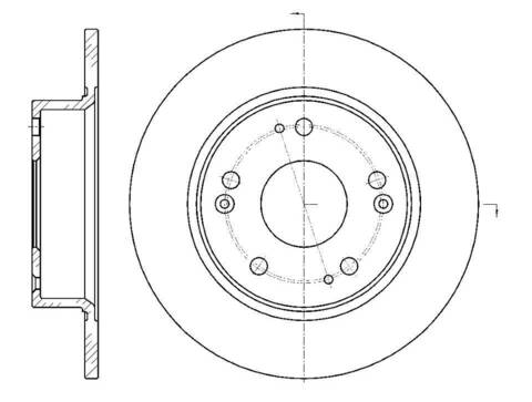 Диск тормозной G-brake  GR-01659