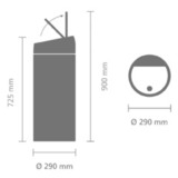 Мусорный бак Touch Bin New 30 л, артикул 236266, производитель - Brabantia, фото 12