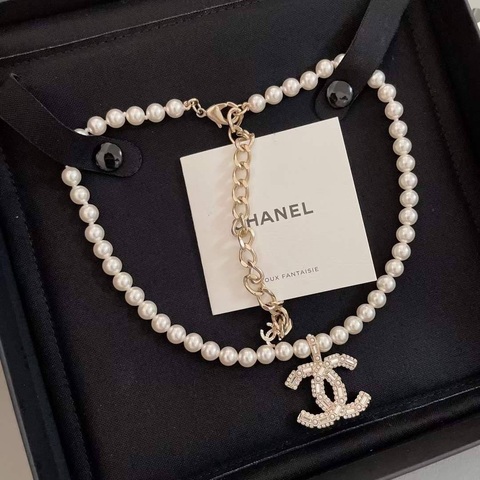 Чокер Chanel жемчужный