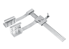 Ранорасширитель реечный для грудной полости. Расход зеркал 0-165 мм