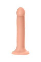 Телесный фаллос на присоске Silicone Bendable Dildo XL - 20 см. - 