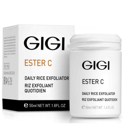 Эксфолиатор GIGI для очищения и микрошлифовки кожи - Ester C Daily Rice Exfoliator