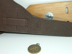 Leather holster for Luger P08 and Walther P38