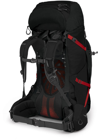 Картинка рюкзак туристический Osprey Aether Plus 70 black - 2