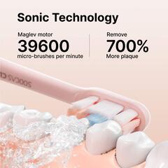 Электрическая зубная щетка Soocas X3U Global, звуковая, три насадки, 4 режима очистки, Pink (розовый)