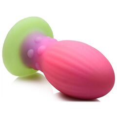 Розовая пробка-яйцо XL Xeno Egg - 17,6 см. - 