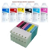 Комплект ПЗК Epson SR-D700 с чипами + чернила 6x1L