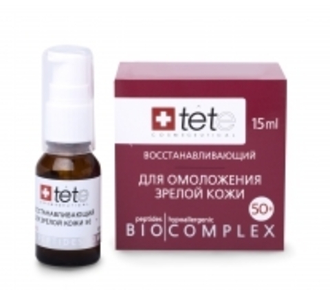 Биокомплекс для восстановления зрелой кожи 50+. Tete (Швейцария) 15 мл