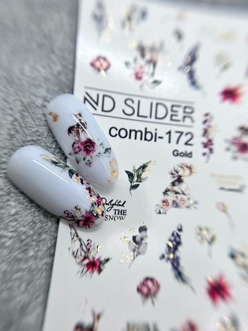 Слайдер-дизайн Nail Design combi -172 золото