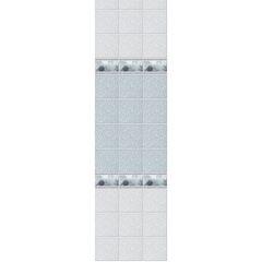 Панель ПВХ Novita с эффектом мерцания Зимняя сказка фон 2700х250мм