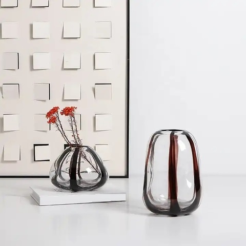 Ваза Black strip vase
