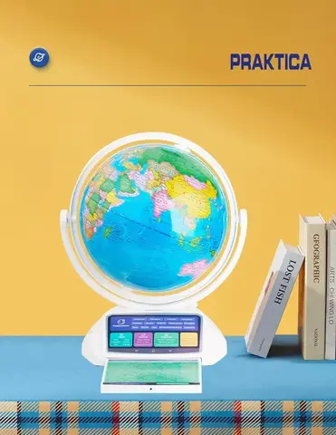 Интерактивный глобус Praktica Stellaris с выдвижной интерактивной панелью регионов России