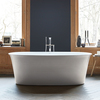 700469000000000 Duravit White Tulip Ванна акриловая 1800х900хh630 мм , отдельност., с бесш.панелью и рамой, с 2 накл для спины, со спец сливом и переливом, цвет белый