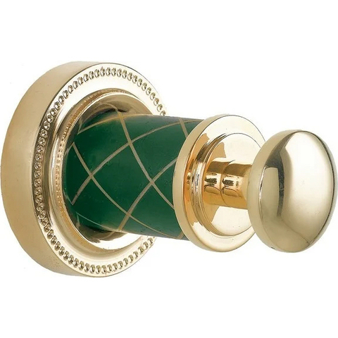 Boheme 10906-GR-G Крючок MURANO GOLD (бирюзовое)_Комплект