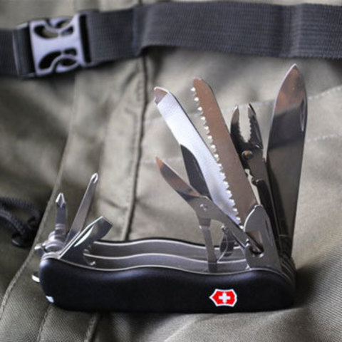 Нож складной Victorinox Work Champ Black, 111 mm (0.9064.3)