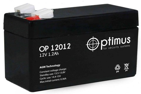 Аккумуляторная батарея Optimus OP 12012