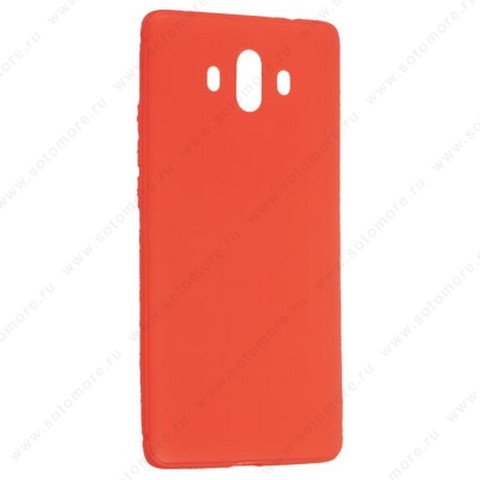 Накладка силиконовая Soft Touch ультра-тонкая для Huawei Mate 10 красный