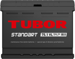 TUBOR Standart 6СТ-75 аккумулятор