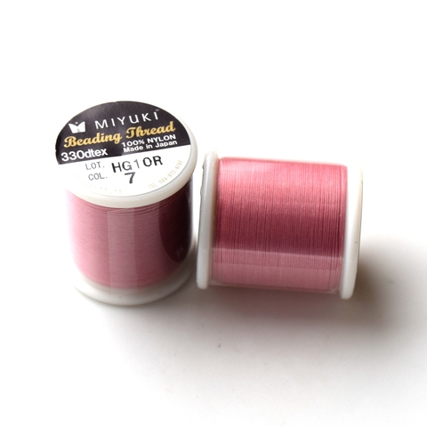 Розовый. Нитки для бисероплетения Miyuki.