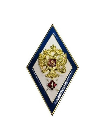 Знак Ромб Академия ФСИН синий кант