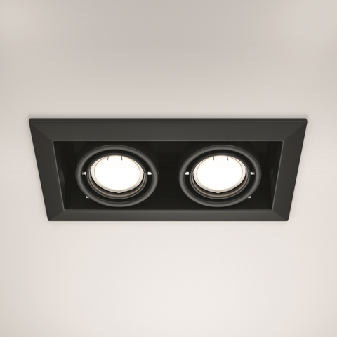 Встраиваемый светильник Maytoni Metal Modern DL008-2-02-B