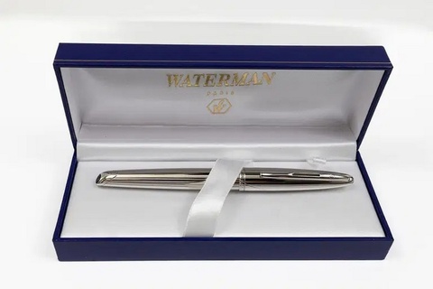 Ручка перьевая Waterman Carene Deluxe Silver Meridians CT, F (S0700170)
