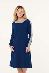 Платье цвет синий размер 54 (трапеция)