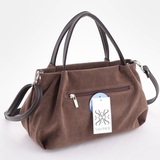 Сумка Саломея 334 эко-замша шоколад