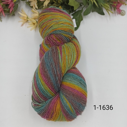 Дундага 6/1 шерсть секционного окрашивания 01-1636 420м/100гр