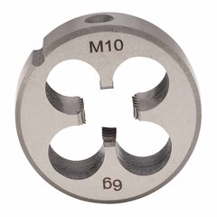 Плашка М10х1,5 DINEN22568 CrV 6g 30х11мм H-Tools 210100HT