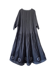 Кира. Платье льняное с вышивкой по низу PL-422545