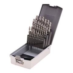 Набор сверл по металлу 1-13мм 25шт DIN338 HSS-G 118° (пл. кейс) Ruko 214215RO