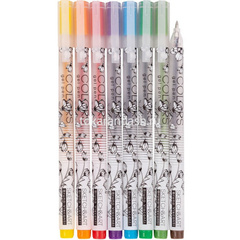 Набор гелевых ручек 8цв 0,5мм 