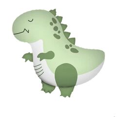 К Фигура, Динозаврик, Зеленый, Сатин, 21