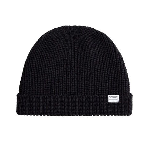 Шапка Alpha Industries Essential Watch Cap Black (Черная)
