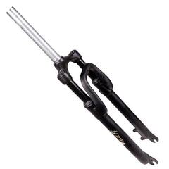 Вилка 29" ZOOM CH-386A-D60 1-1/8" безрезьб/аморт/диск/алюм/сталь/черный/зеленый/110287