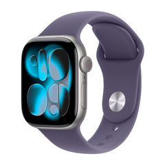 Умные часы Apple Watch Series 11 GPS, 42mm, Space Gray Aluminium Case with Purple Fog Sport Band, M/L