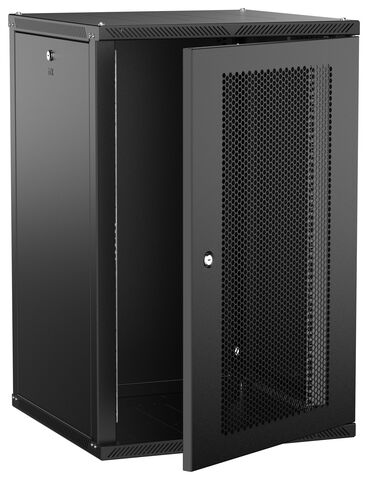 ITK LINEA W Шкаф 18U 600х600мм дверь перф. черный 2.0