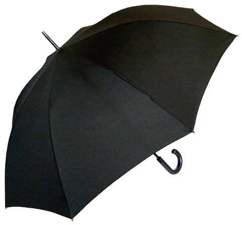 Зонт-трость Perletti Technology 21583-nero-Gessato nero